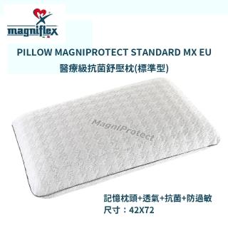 【Magniflex曼麗菲斯】歐盟醫護級抗菌舒壓記憶枕(標準型記憶枕 / 單入)