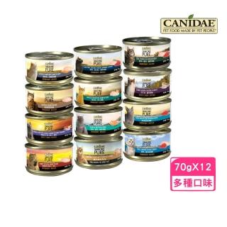 【CANIDAE】無穀主食貓罐 70g*12罐組(貓主食罐、全齡貓)