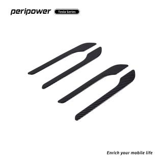【peripower】PO-06 Tesla 系列-車門把手保護貼(亮面卡夢/霧面卡夢)