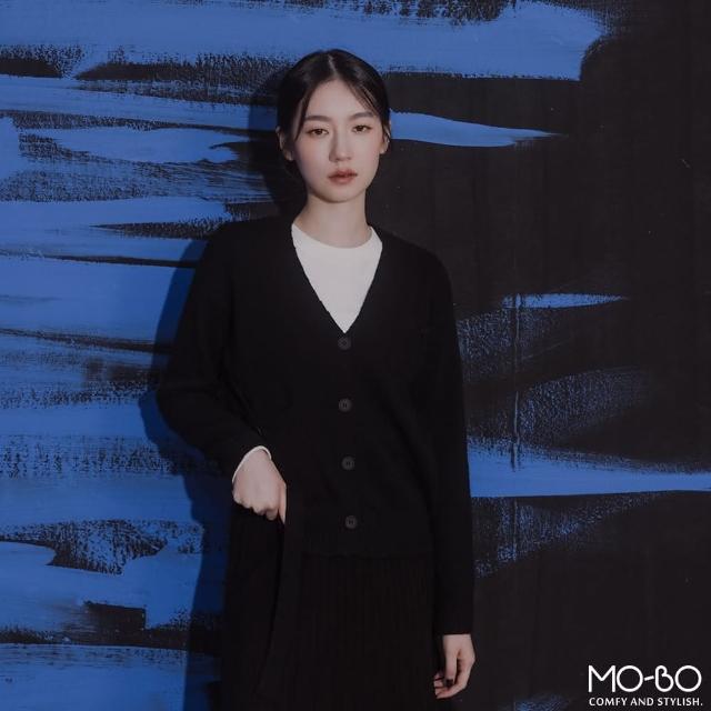 【MO-BO】俏皮口袋設計針織外套