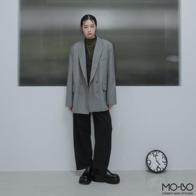 【MO-BO】老錢風斜紋西裝外套