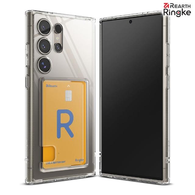 【Ringke】三星 Galaxy S24 / Plus / Ultra Fusion Card 卡片收納防撞手機保護殼 透明(Rearth 軍規防摔)