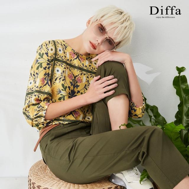 【Diffa】時尚美型直筒長褲-女