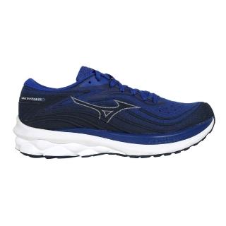 【MIZUNO 美津濃】WAVE SKYRISE 5 男慢跑鞋-3E-超寬楦 丈青藍銀(J1GC242303)