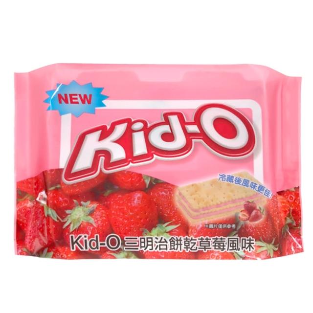 【KID-O】分享包三明治餅乾(草莓風味340g)