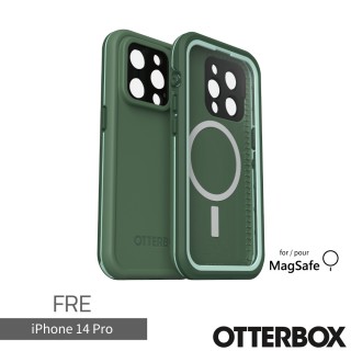 【OtterBox】LifeProof iPhone 14 Pro 6.1吋 Fre 全方位防水/雪/震/泥 保護殼-綠(支援MagSafe)
