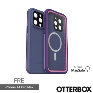 【OtterBox】LifeProof iPhone 14 Pro Max 6.7吋 Fre 全方位防水/雪/震/泥 保護殼-紫(支援MagSafe)