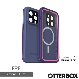 【OtterBox】LifeProof iPhone 14 Pro 6.1吋 Fre 全方位防水/雪/震/泥 保護殼-紫(支援MagSafe)