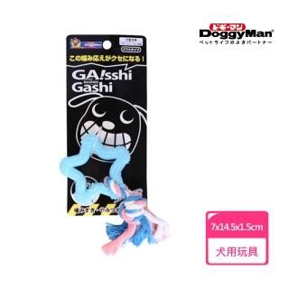 【Doggy Man】犬用柔韌咬咬玩具-藍色星星