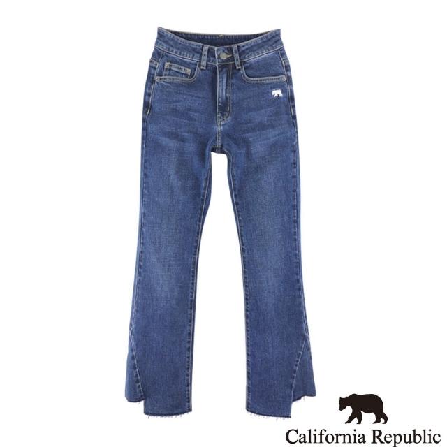 【California Republic】California品牌不規則拼接牛仔褲(女版)