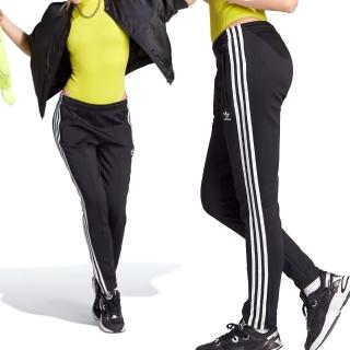 【adidas 愛迪達】SST Classic TP 女款 黑色 運動 休閒 口袋 三葉草 運動褲 長褲 IK6600