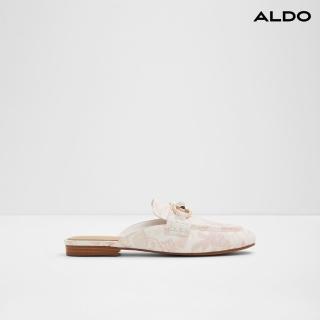 【ALDO】MOSKA-時尚金屬扣環樂福拖鞋-女鞋(粉色)
