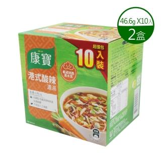 【美式賣場】康寶 港式酸辣濃湯x2盒(46.6公克 X 10 包)