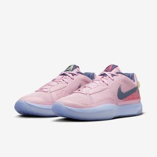 【NIKE 耐吉】籃球鞋 JA 1 男鞋 女鞋 粉色 藍色 運動 緩震 氣墊 Soft Pink Diffused Blue(FV1282-600)