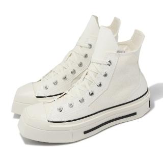 【CONVERSE】休閒鞋 Chuck 70 De Luxe Squared 男鞋 女鞋 米白 黑 高筒 1970 增高(A06436C)