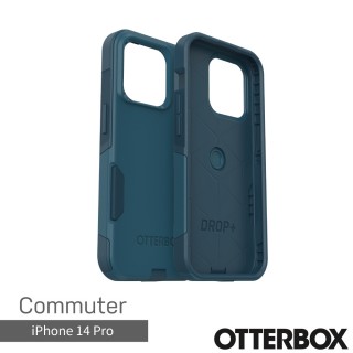 【OtterBox】iPhone 14 Pro 6.1吋 Commuter 通勤者系列保護殼(藍)