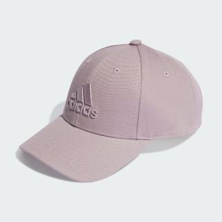 【adidas 愛迪達】帽子 棒球帽 運動帽 遮陽帽 BBALL CAP TONAL 粉紫 IR7903
