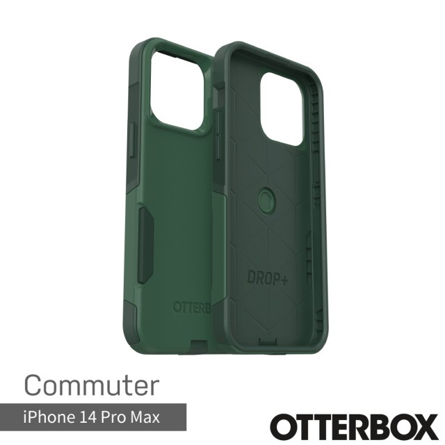【OtterBox】iPhone 14 Pro Max 6.7吋 Commuter 通勤者系列保護殼(綠)