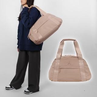 【NIKE 耐吉】旅行袋 Jordan Alpha 棕 大空間 13吋 加長提把 手提包 肩背包 健身包(JD2413045AD-004)