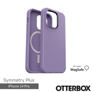 【OtterBox】iPhone 14 Pro 6.1吋 Symmetry Plus 炫彩幾何保護殼-紫(支援MagSafe)
