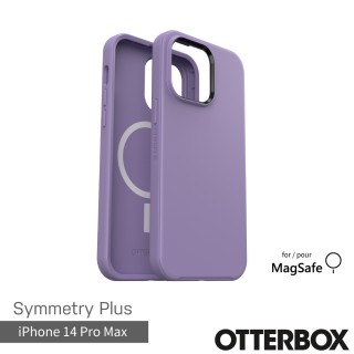 【OtterBox】iPhone 14 Pro Max 6.7吋 Symmetry Plus 炫彩幾何保護殼-紫(支援MagSafe)