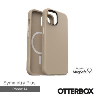 【OtterBox】iPhone 14 6.1吋 Symmetry Plus 炫彩幾何保護殼-奶茶(支援MagSafe)