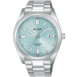 【ALBA】雅柏 Prestige 簡約三針石英腕錶-42.2mm藍 母親節(VJ42-X353G/AS9S71X1)