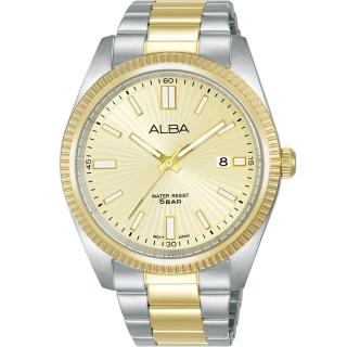 【ALBA】雅柏 Prestige 簡約三針 時尚腕錶-42.2mm雙色(VJ42-X353KS/AS9S64X1)