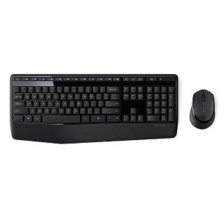 【Logitech 羅技】MK345 無線鍵盤滑鼠組(藍黑)