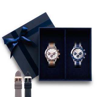 【THEODORA’S 希奧朵拉】[可選色]情人節禮盒-水行俠[熊貓款]對錶+替換錶帶禮盒4入組