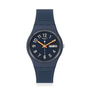 【SWATCH】Gent 原創系列手錶 TRENDY LINES AT NIGHT 男錶 女錶 手錶 瑞士錶 錶(34mm)