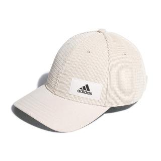 【adidas 愛迪達】FL Q4 CAP 男款 女款 米白色 遮陽帽 運動帽 燈芯絨 棒球帽 IK7310