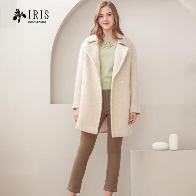 【IRIS 艾莉詩】高級感毛料混紡大衣(36702)