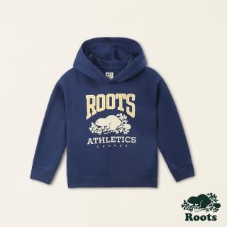 【Roots】Roots 大童- RBA寬版連帽上衣(藍色)