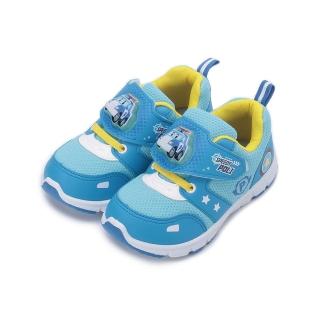 【POLI 波力】15-19cm 波力殼燈運動鞋 藍 中童鞋 POKX34156