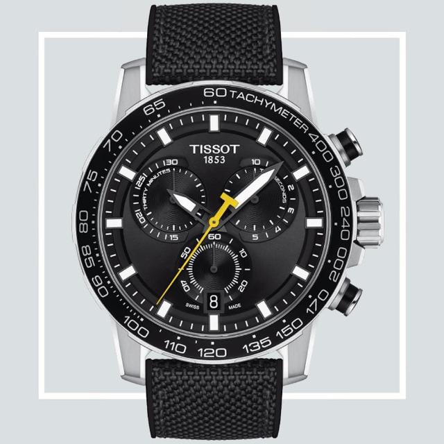 【TISSOT 天梭 官方授權】SUPERSPORT CHRONO 三眼計時石英腕錶 禮物推薦 畢業禮物(T1256171705102)