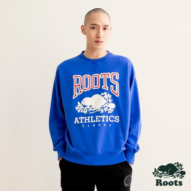 【Roots】Roots 男女共款- RBA REISSUE圓領上衣(藍色)
