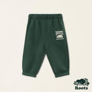 【Roots】Roots 嬰兒- RBA棉褲(深綠色)