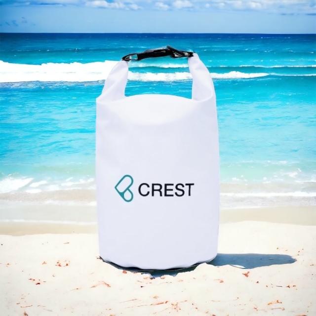 【CREST DIVING】5公升白色防水袋-輕量款(防水、輕巧、耐用)