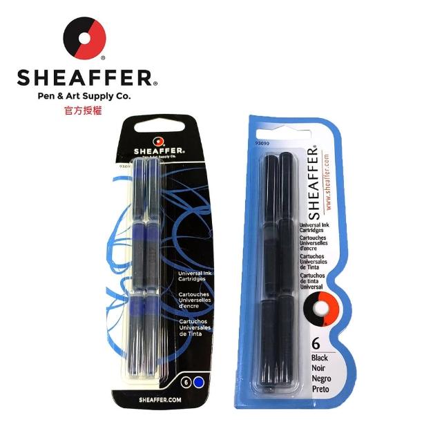 【SHEAFFER】西華 VFM專用 墨水管6支/短 黑/藍(93090/93091)