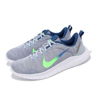 【NIKE 耐吉】慢跑鞋 Flex Experience RN 12 男鞋 藍 綠 緩震 路跑 環保材質 運動鞋(DV0740-400)