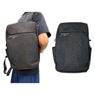 【SNOW.bagshop】後背包中小容量二主袋+外袋共六層(A4資料夾14吋電腦防水尼龍)