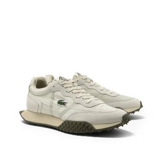 【LACOSTE】L-SPIN DELUXE 男鞋 復古休閒鞋 米咖 運動鞋(46SMA0007_AIL 24ss)