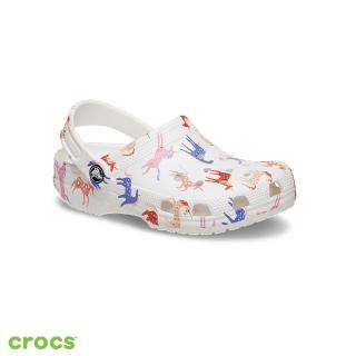 【Crocs】童鞋 獨角獸印花小童經典克駱格(209697-9CD)