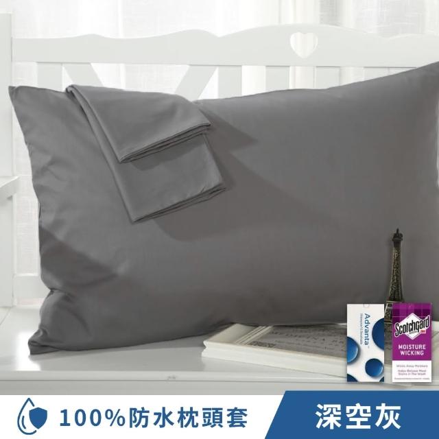【艾唯家居 任選2組】100%防水枕頭保潔墊(多款任選)