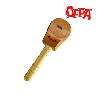 【OPPA】手持木質響板｜短握柄 全木頭製｜兒童樂器 幼兒律動｜奧福樂器(美國CPC、台灣SGS檢驗認證)