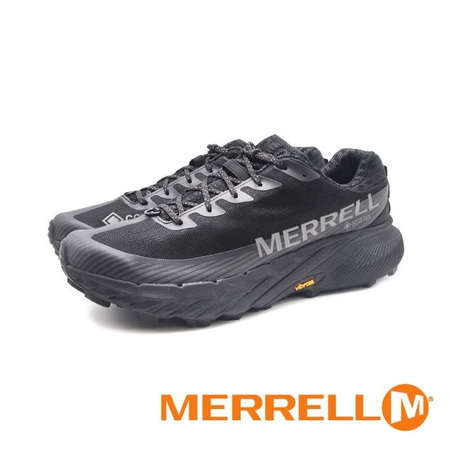 【MERRELL】男 AGILITY PEAK 5 GTX戶外健身輕量型慢跑越野鞋 男鞋(黑)