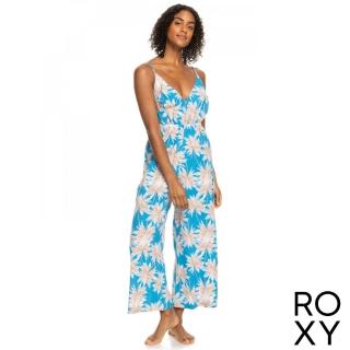 【ROXY】女款 女裝 細肩帶無袖連身長褲 連身褲 NEVER ENDING SUMMER(藍色)