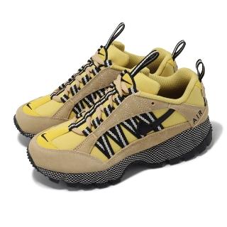 【NIKE 耐吉】越野跑鞋 Air Humara 女鞋 Sesame 黃 黑 皮革 帆布 Zoom 氣墊 抓地 運動鞋(FB9982-200)