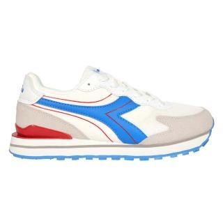 【DIADORA】男運動生活時尚鞋-寬楦-休閒 訓練 慢跑 白紅藍(DA71519)